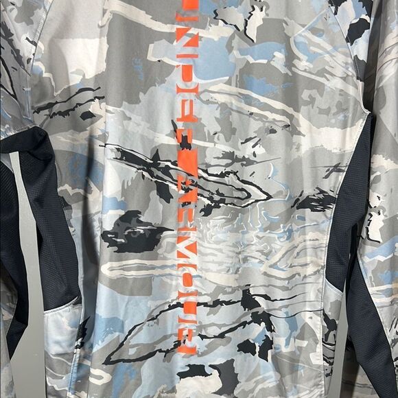 Under Armour Blue and Gray Outdoor Performance Shirt - Picture 3 of 7